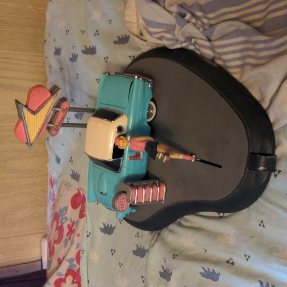 1992 Franklin Mint Dine-In Menu Moveable Vintage Car Girl Food Roller Skates - Picture 12 of 16